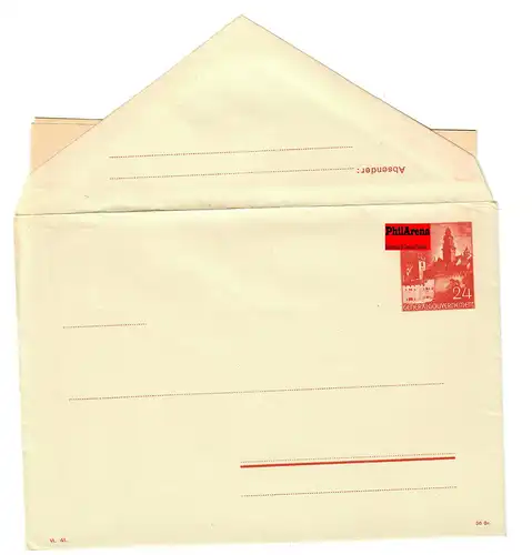 Gouvernement général GG: couverture complète U2/01: blanc avec carnet de lettres