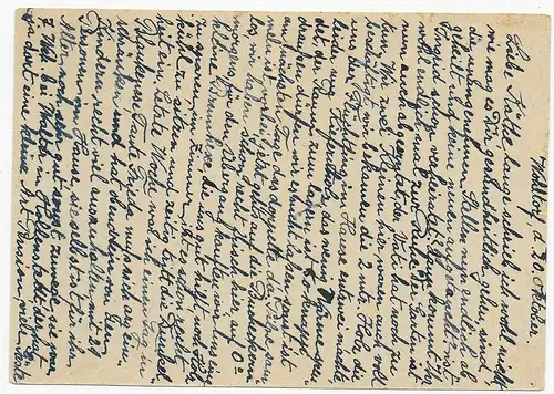 Affaire P959: Aumühle vers Niendorf, 21.10.46, carte à distance porto