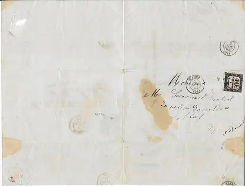 France: 1862: Ville D'Elbeuf, Tribunal de Simple Police