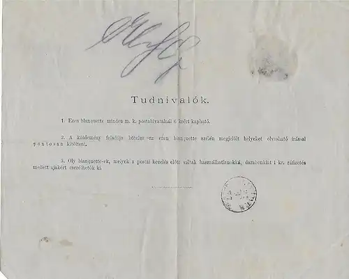 Hongrie: adresse de suivi du paquet selon la nouvelle phrase: Evêque évangélique allemand 1923