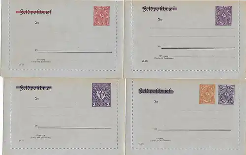 DR: 11x Feldpost Kartenbriefe 