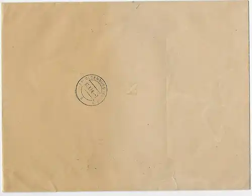 Drucksache, Eilbote, Luftpost nach Oldenburg, Pressebilder 1954