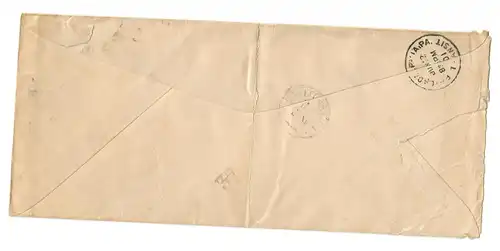 USA: Brief nach Stuttgart 1901