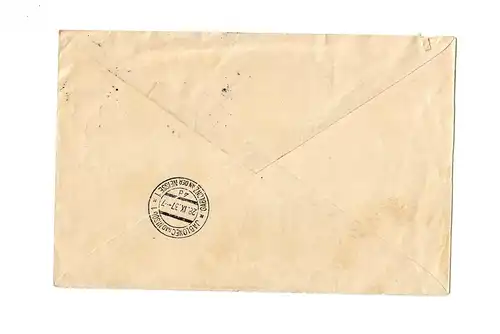 Lettre recommandé - Express Brno d'après Jablonec nad Nisou, 1937