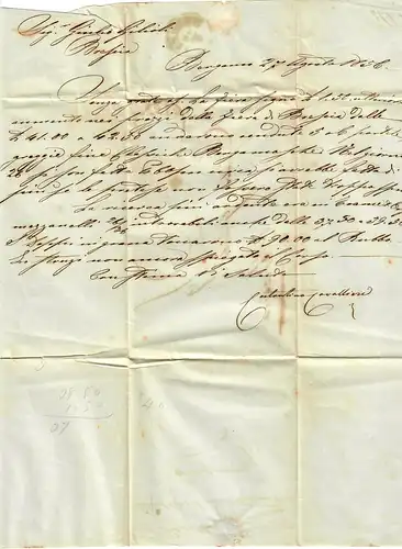Autriche: 1856: Bergame vers Brescia