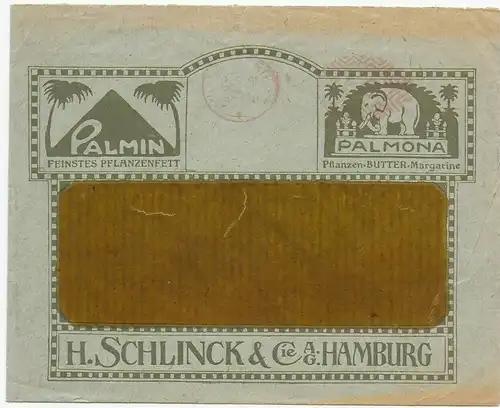 Tabagisme Hambourg 1921, publicité en matière grasse végétale, éléphant