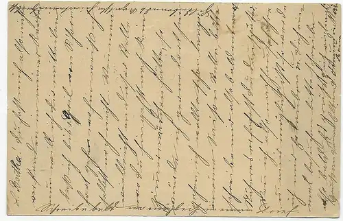 Carte postale K.W. Schiffpost Schweiz Nachtporto, Buchau 1903, Oggelshausen