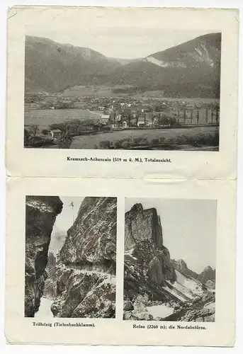 Kramsach Tirol 1923 avec des images intégrées Krummsee après Heilbronn