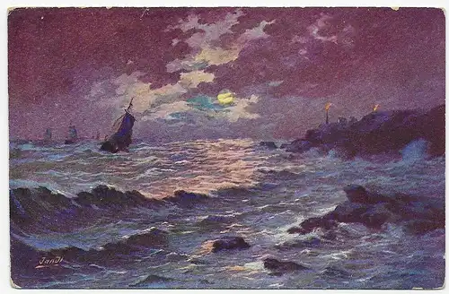 Impériale dt. Marine Post No. 465 - Eskimo- 1917 vers Szczecin, Feldpost