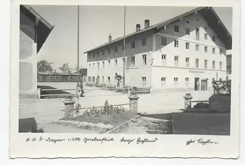 Fotokarte - Postkarte RAD Lager Grabenstätt, blanko