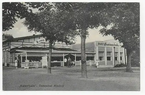 Ansichtskarte Kaiserhalle - Ostseebad Misdroy, Insel Wolin, Pommern