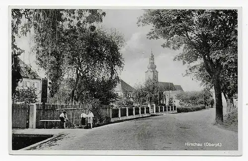 Ansichtskarte Hirschau Oberpfalz, 1937: Stempel Uhrzeit falsch eingesetzt, 1937