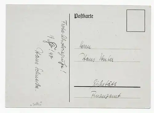 Carte postale: Absolvia Hum. Gymnasium Eichstätt, 1940