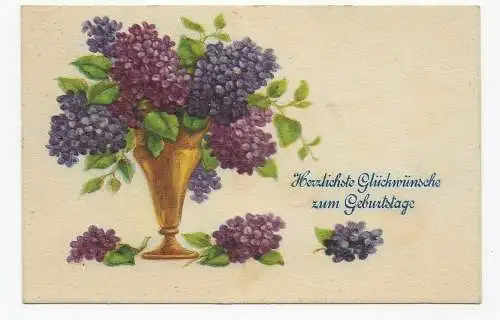 Geburtstagskarte von Postagentur Rakszawa über Lancut nach Wien, 1940