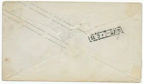 Ortsstempel Franco Stadtbrief Berlin, 1863