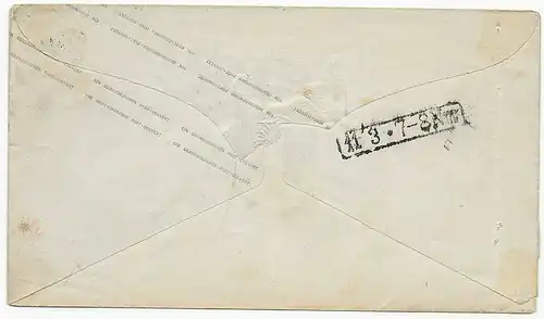 Tampon Franco Lettre de Berlin, 1863