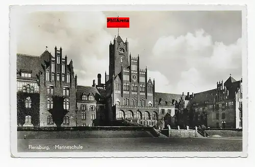 Carte photo de l'école navale de Flensburg 1941 à Kempten