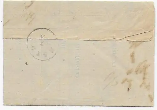 Plan de ville 1876 avec le prix du marché du blé, blés, avoine, paille, pois, ...