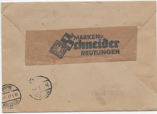 Inscrivez-vous Reutlingen 1947 à Heilbronn-Sontheim