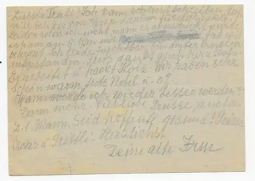 Carte postale Titisee vers Solothurn/Suisse, 1948