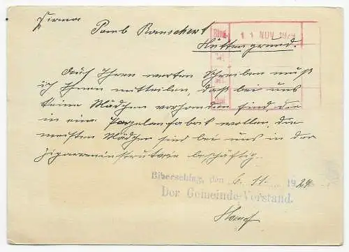 Aide d'urgence allemande pour la jeunesse de Biberschlag 1929 à Hüttensteinach