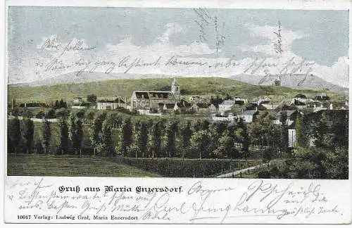 Ansichtskarte Gruss aus Maria Enzersdorf, 1904