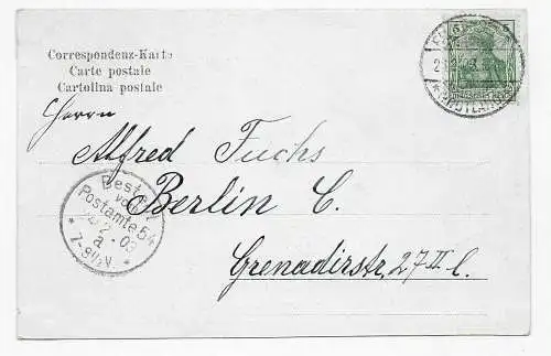 Gesangs-, Tanz- und Transformations-Ensemble Chemnitz 1903 nach Berlin