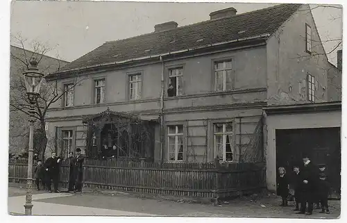 Ansichtskarte Schleusenau/Posen 1909 nach Falkenstein/Wartheland