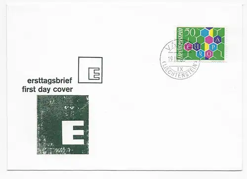 FDC Liechtenstein 1960. ..................