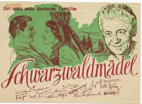 Mainz 1950 mit Sonderstempel Uraufführung 1950 nach Wiesbaden