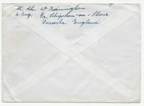 Brief von 1953 nach Krefeld