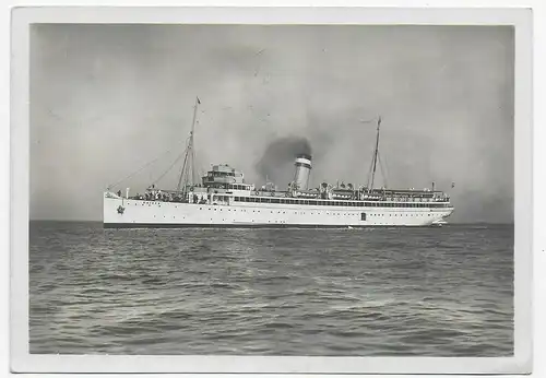 Tourbines à vapeur rapide - Kaiser, hapag service de bains de mer en 1930, en haute mer