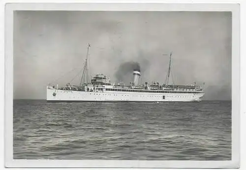 Tourbines à vapeur rapide - Kaiser, hapag service de bains de mer en 1930, en haute mer