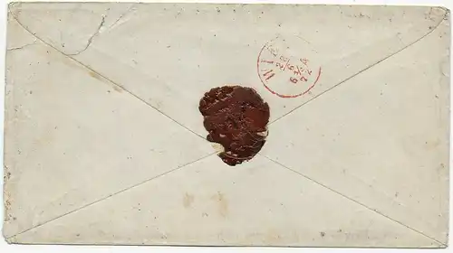 Graz nach Wien, Taxe 7 Kreuzer, 1872