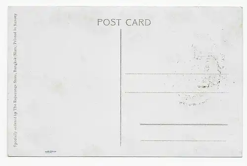 Thaïlande Carte de vision Nakon Pathom, 1932