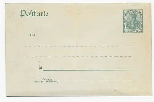 Gruss du 14ème Bundesschluss, Hanovre 1903, entier