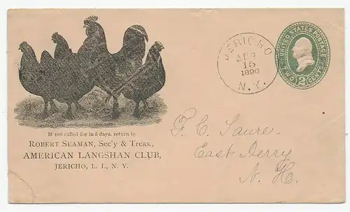 Jericho - chicken/Huhn, 1890: American Langshan Club