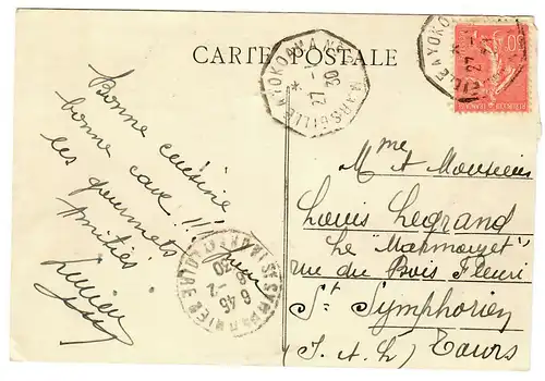 Carte de vue Djibucuti, Restaurant Schiffpost 1930