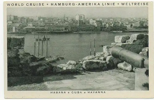 Hamburg-Amerika Linie, Werbestempel Nordland Preisausschreiben, Weltreise, 1931