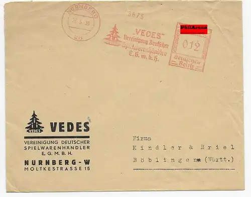VEDES Vereinigung der Spielwarenhändler, Nürnberg 1939