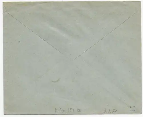 Imprimerie Philippienne, dossier d'impression 1897, Dresde, Signature Müller