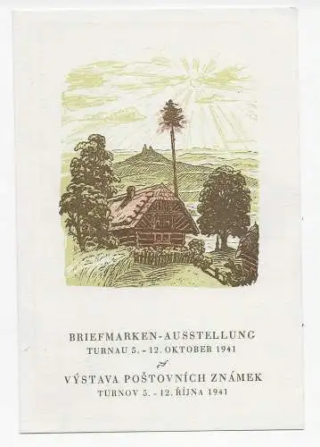 Briefmarken Ausstellung Turnau 1941, Sonderstempel