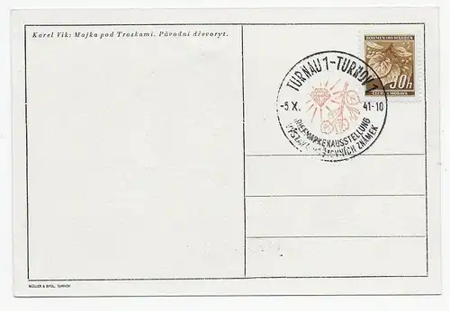 Briefmarken Ausstellung Turnau 1941, Sonderstempel