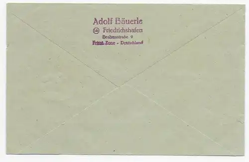 Semaine culturelle Friedrichshafen 1948 vers Burglengenfeld