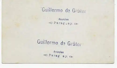 Post card Asuncion to Schöneberg/Berlin, 1898