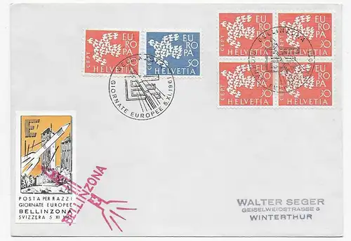 Poste de missiles: Bellinzona Giornate Europee 1961