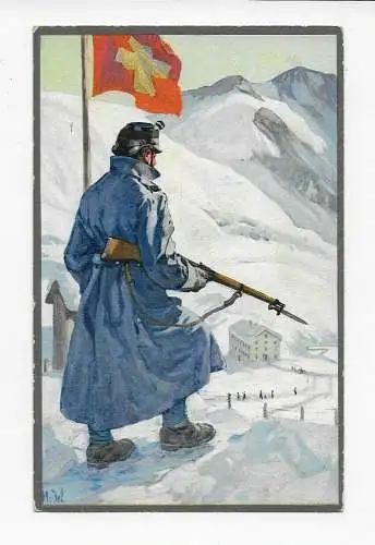 Hochwacht am Stilfserjoch, 1916 nach Immenstedt