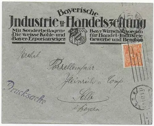 Industrie Handelszeitung, Drucksache 1923 nach Selb