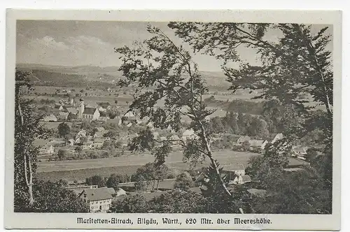 Carte de vue de Marstelt-Altrach, Allgäu