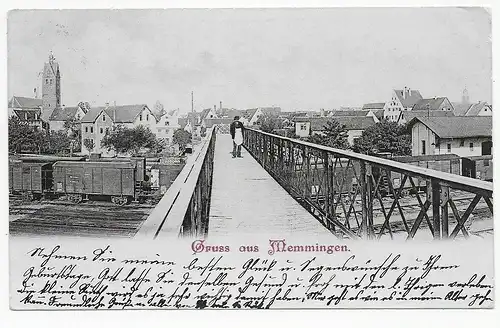 Carte de l'image de la grogne de Memmingen, 1911